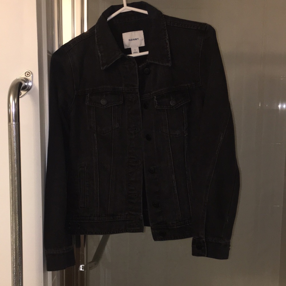Black jean jacket